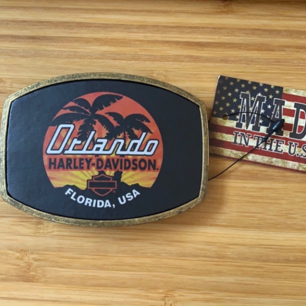 New Harley-Davidson Orlando dealer buckle *limited